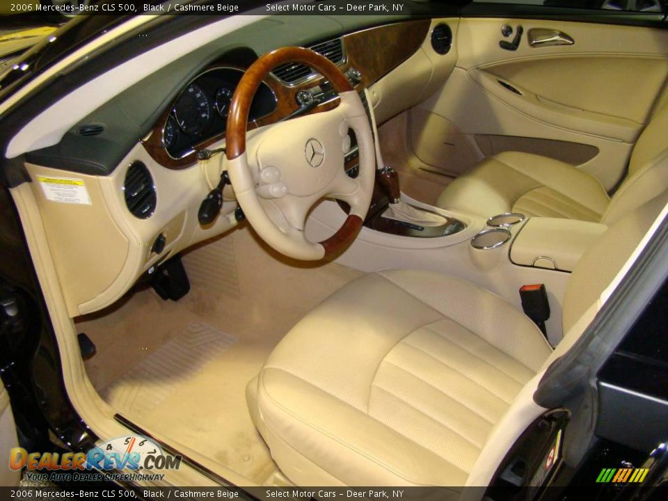 2006 Mercedes-Benz CLS 500 Black / Cashmere Beige Photo #9