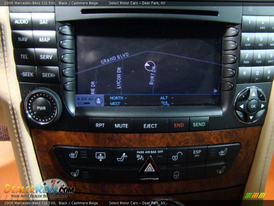 2006 Mercedes-Benz CLS 500 Black / Cashmere Beige Photo #10