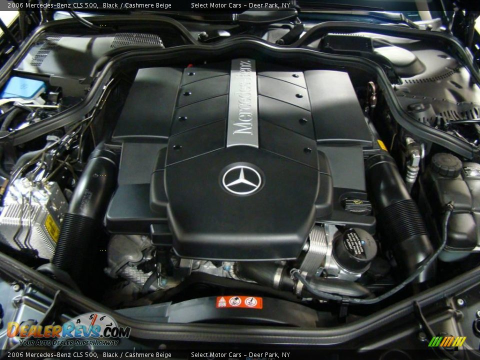 2006 Mercedes-Benz CLS 500 Black / Cashmere Beige Photo #13