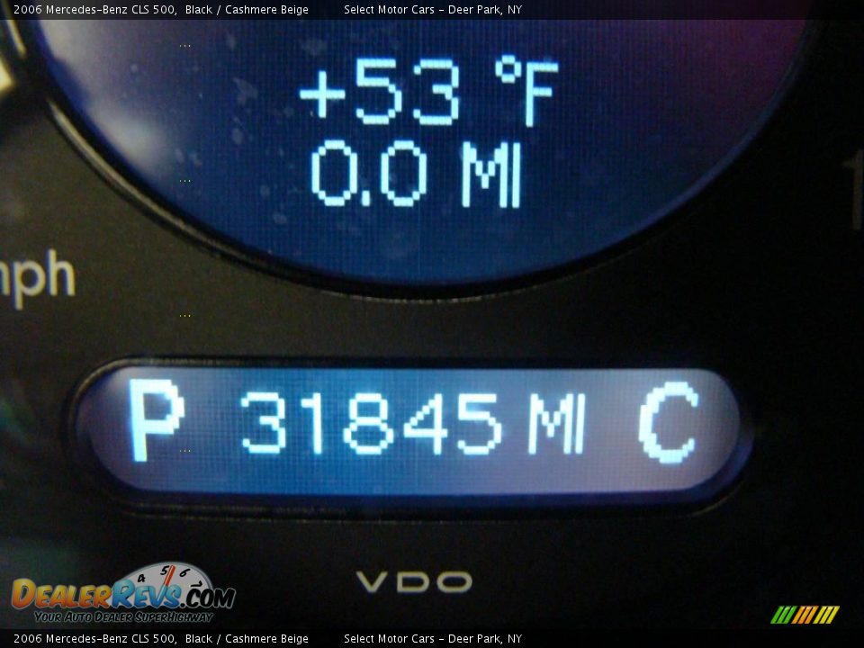2006 Mercedes-Benz CLS 500 Black / Cashmere Beige Photo #14