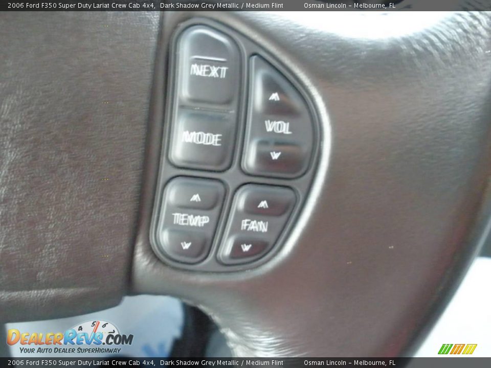 2006 Ford F350 Super Duty Lariat Crew Cab 4x4 Dark Shadow Grey Metallic / Medium Flint Photo #23