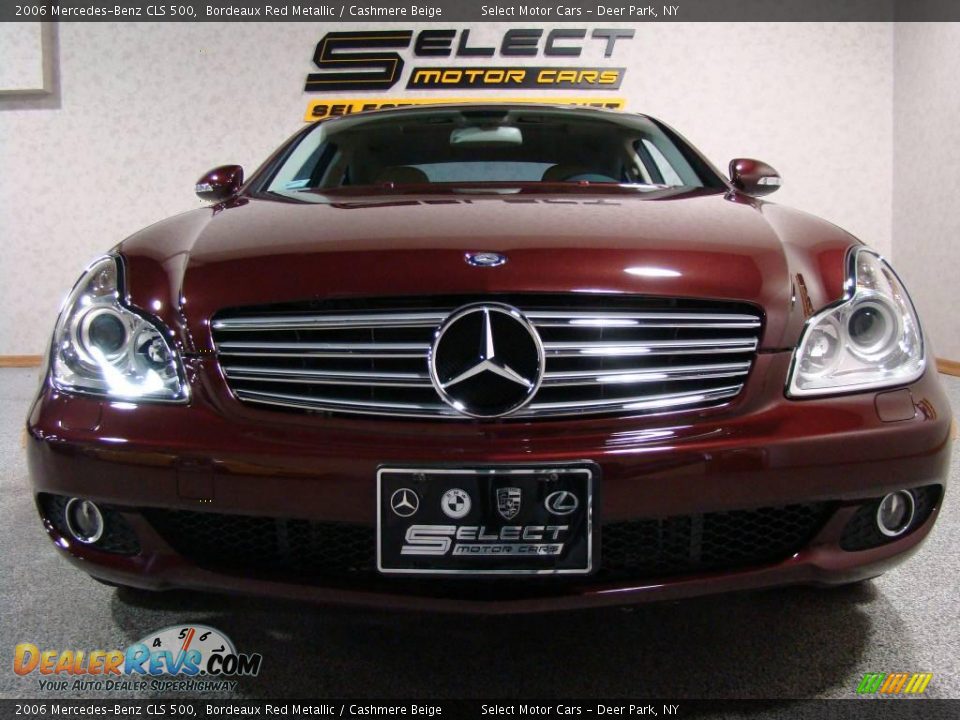 2006 Mercedes-Benz CLS 500 Bordeaux Red Metallic / Cashmere Beige Photo #2