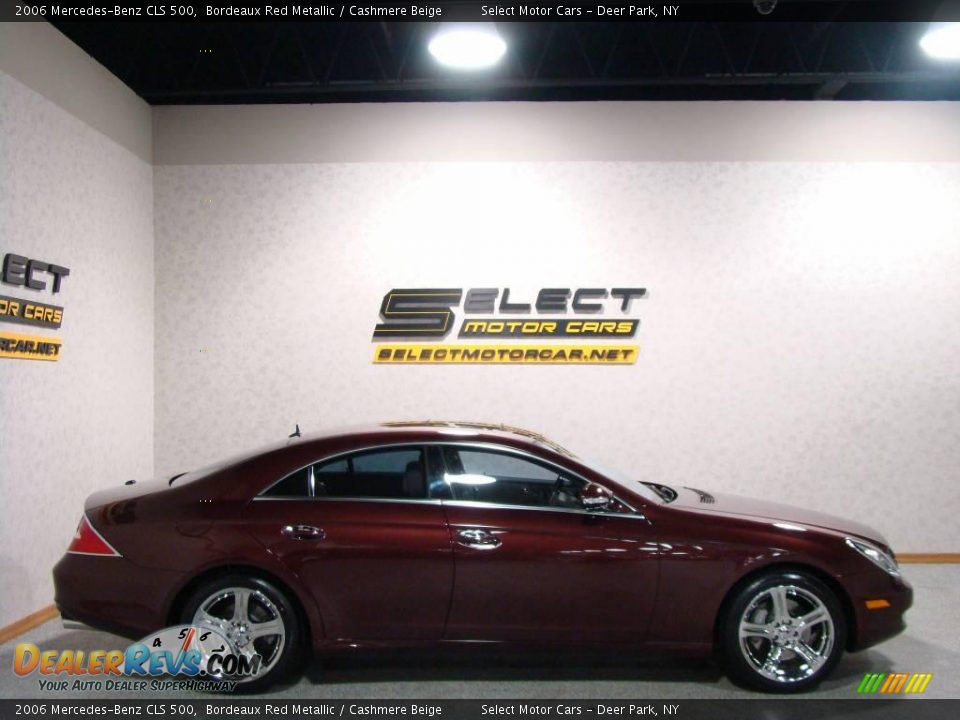 2006 Mercedes-Benz CLS 500 Bordeaux Red Metallic / Cashmere Beige Photo #4