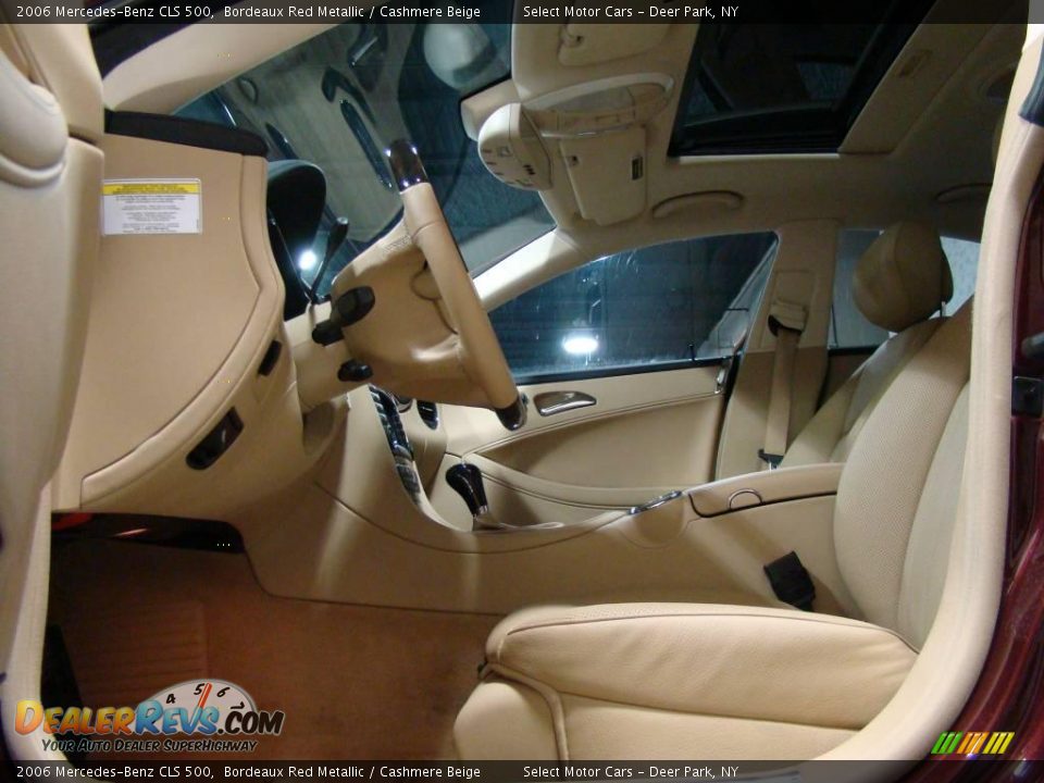 2006 Mercedes-Benz CLS 500 Bordeaux Red Metallic / Cashmere Beige Photo #8