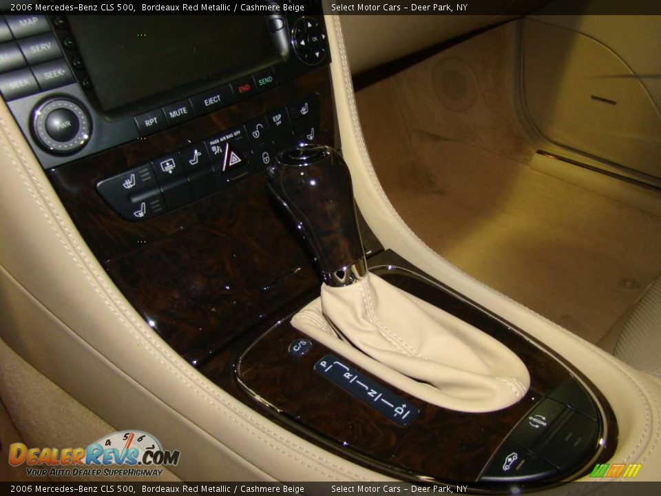 2006 Mercedes-Benz CLS 500 Bordeaux Red Metallic / Cashmere Beige Photo #12