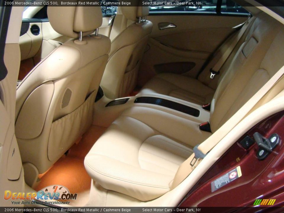 2006 Mercedes-Benz CLS 500 Bordeaux Red Metallic / Cashmere Beige Photo #13