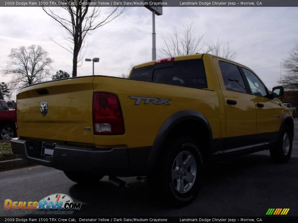 2009 Dodge Ram 1500 TRX Crew Cab Detonator Yellow / Dark Slate/Medium Graystone Photo #3