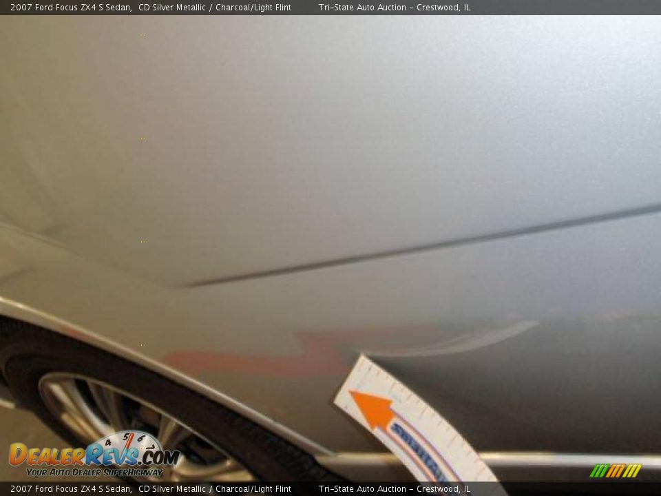 2007 Ford Focus ZX4 S Sedan CD Silver Metallic / Charcoal/Light Flint Photo #16
