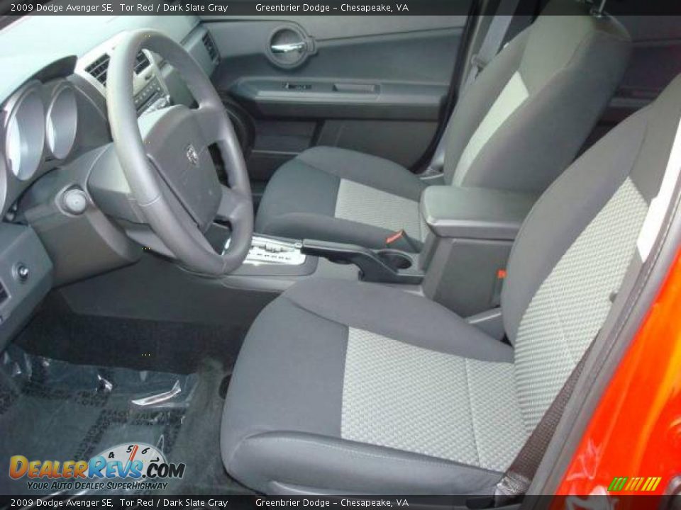 2009 Dodge Avenger SE Tor Red / Dark Slate Gray Photo #10