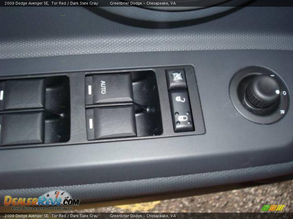 2009 Dodge Avenger SE Tor Red / Dark Slate Gray Photo #13