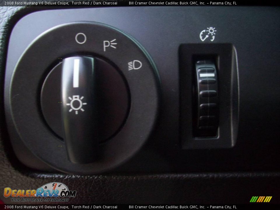 2008 Ford Mustang V6 Deluxe Coupe Torch Red / Dark Charcoal Photo #9