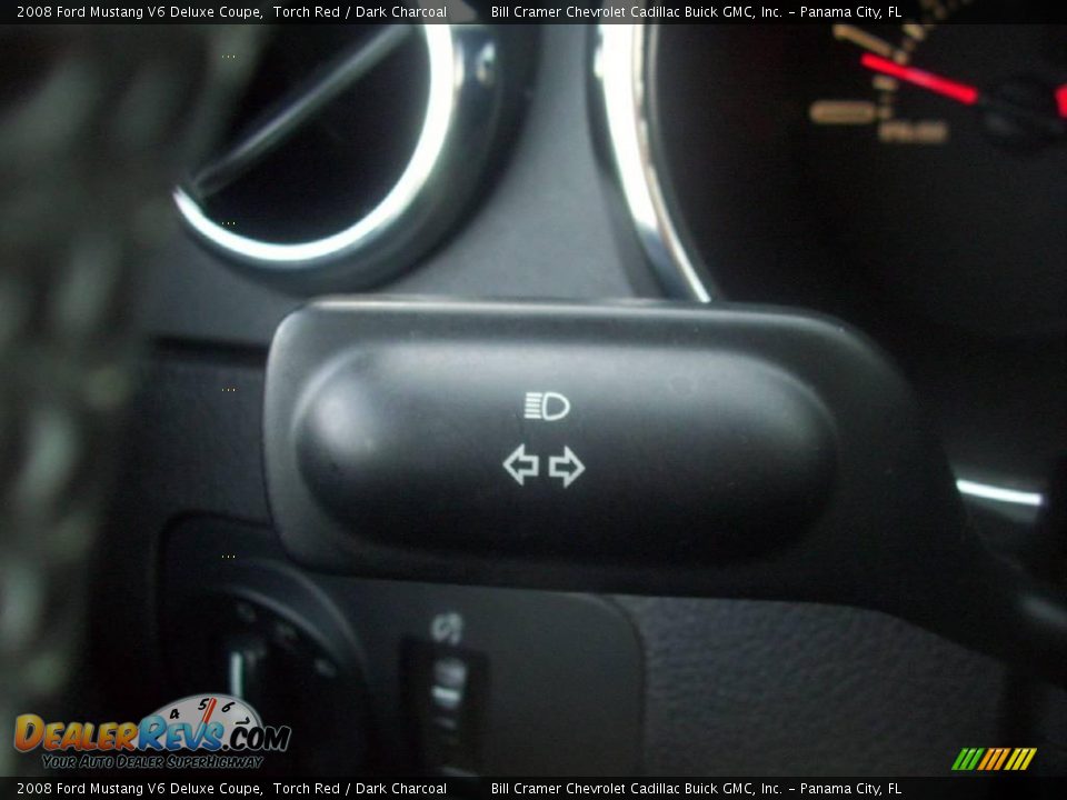 2008 Ford Mustang V6 Deluxe Coupe Torch Red / Dark Charcoal Photo #10