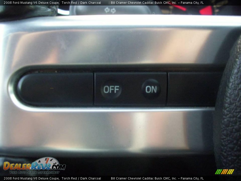 2008 Ford Mustang V6 Deluxe Coupe Torch Red / Dark Charcoal Photo #11