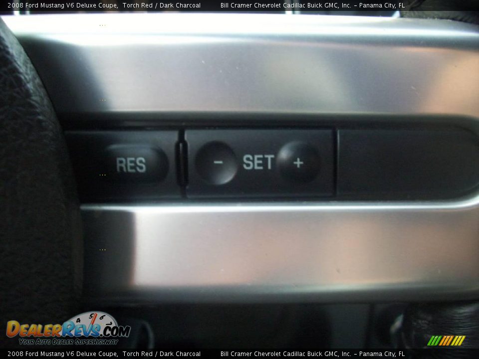 2008 Ford Mustang V6 Deluxe Coupe Torch Red / Dark Charcoal Photo #12