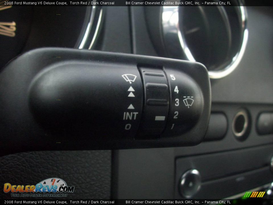 2008 Ford Mustang V6 Deluxe Coupe Torch Red / Dark Charcoal Photo #13