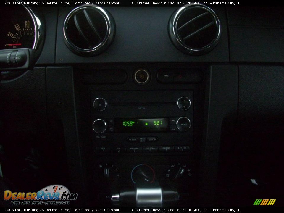 2008 Ford Mustang V6 Deluxe Coupe Torch Red / Dark Charcoal Photo #14