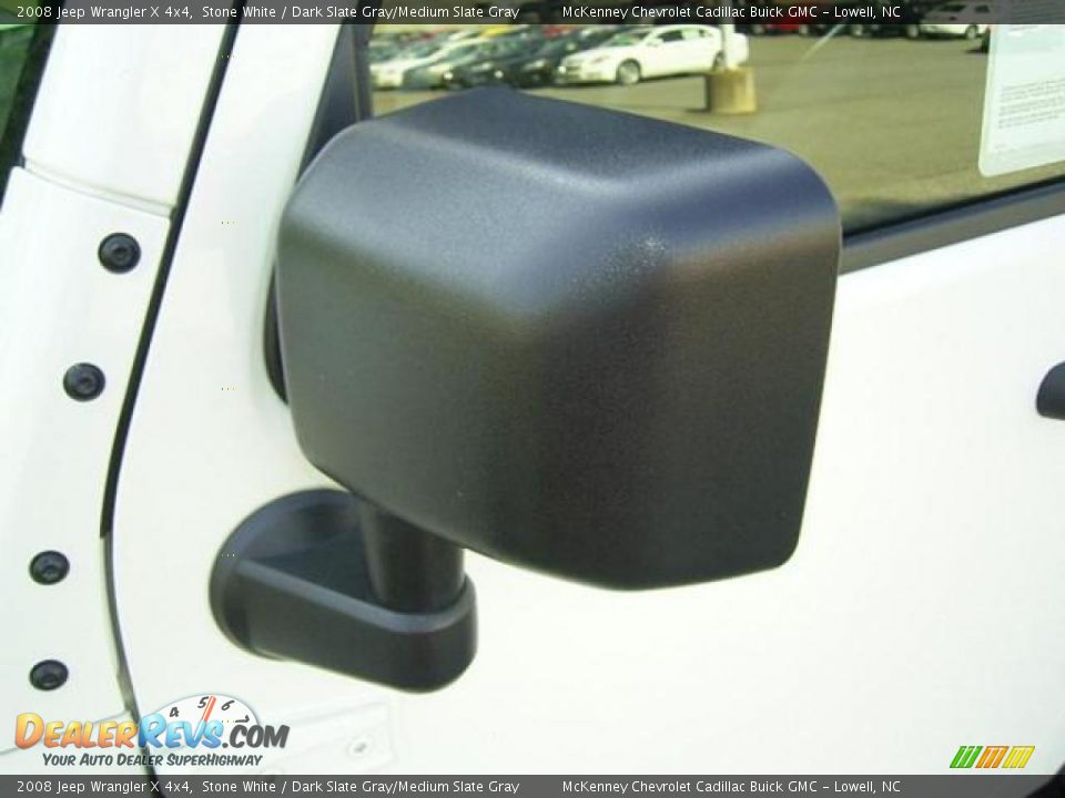 2008 Jeep Wrangler X 4x4 Stone White / Dark Slate Gray/Medium Slate Gray Photo #3