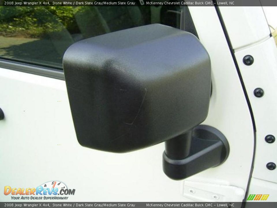 2008 Jeep Wrangler X 4x4 Stone White / Dark Slate Gray/Medium Slate Gray Photo #10