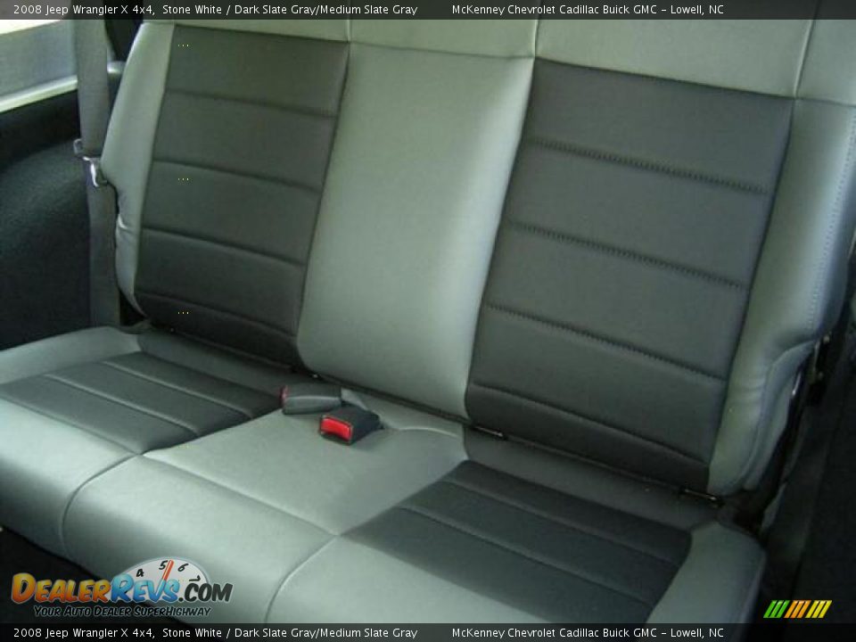 2008 Jeep Wrangler X 4x4 Stone White / Dark Slate Gray/Medium Slate Gray Photo #18