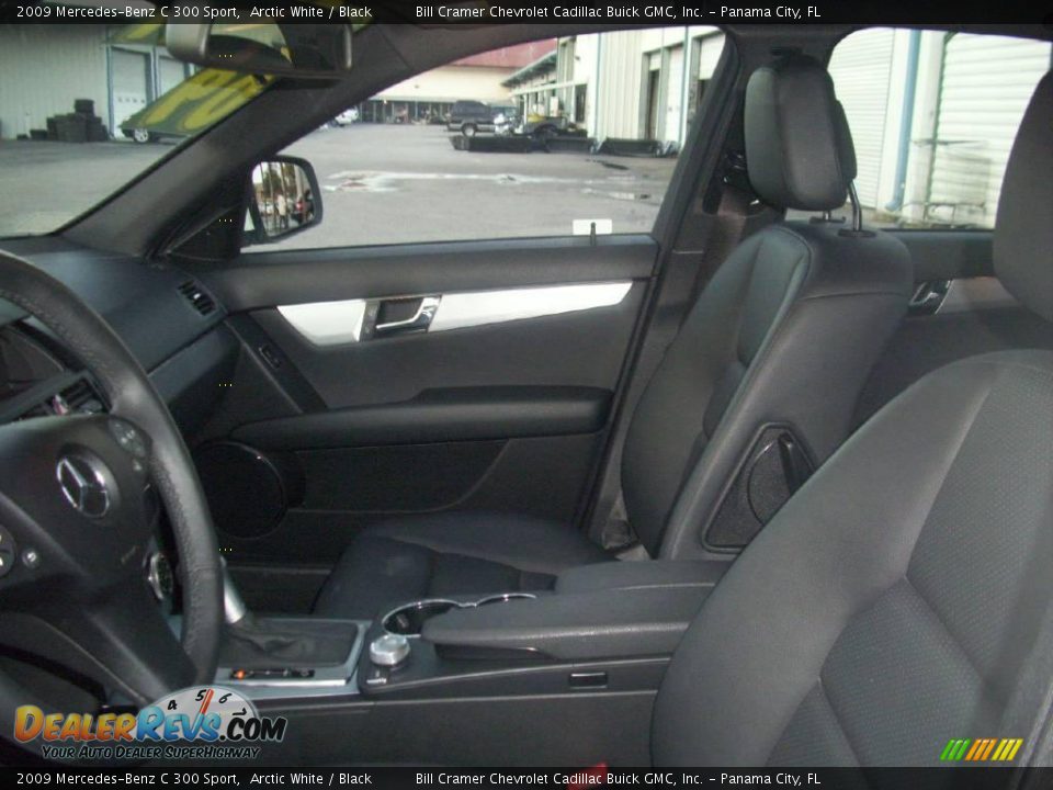 2009 Mercedes-Benz C 300 Sport Arctic White / Black Photo #7