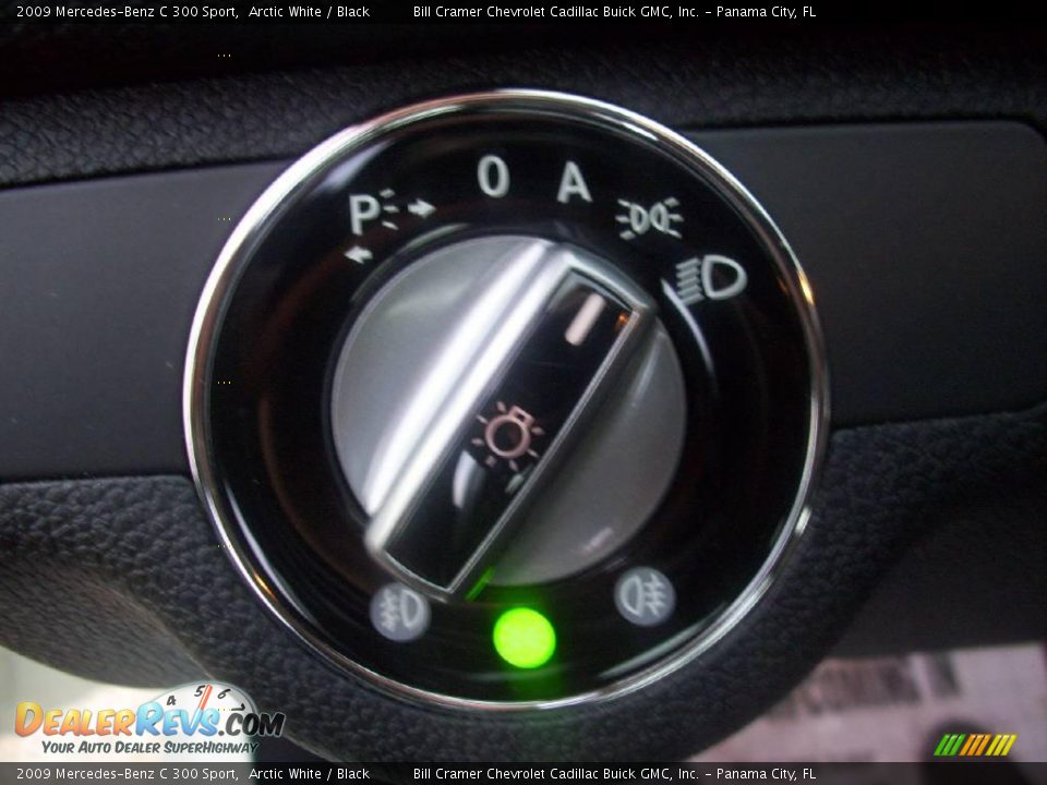 2009 Mercedes-Benz C 300 Sport Arctic White / Black Photo #9
