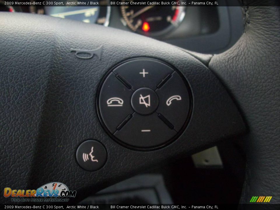 2009 Mercedes-Benz C 300 Sport Arctic White / Black Photo #13