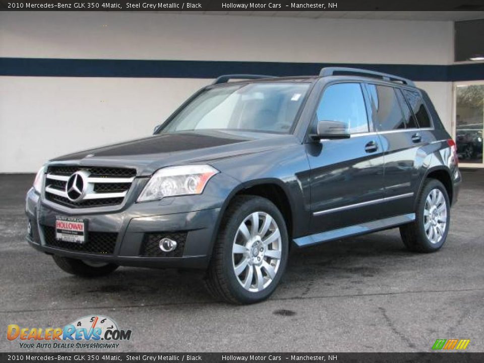 2010 Mercedes-Benz GLK 350 4Matic Steel Grey Metallic / Black Photo #1