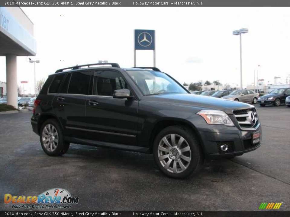 2010 Mercedes-Benz GLK 350 4Matic Steel Grey Metallic / Black Photo #3