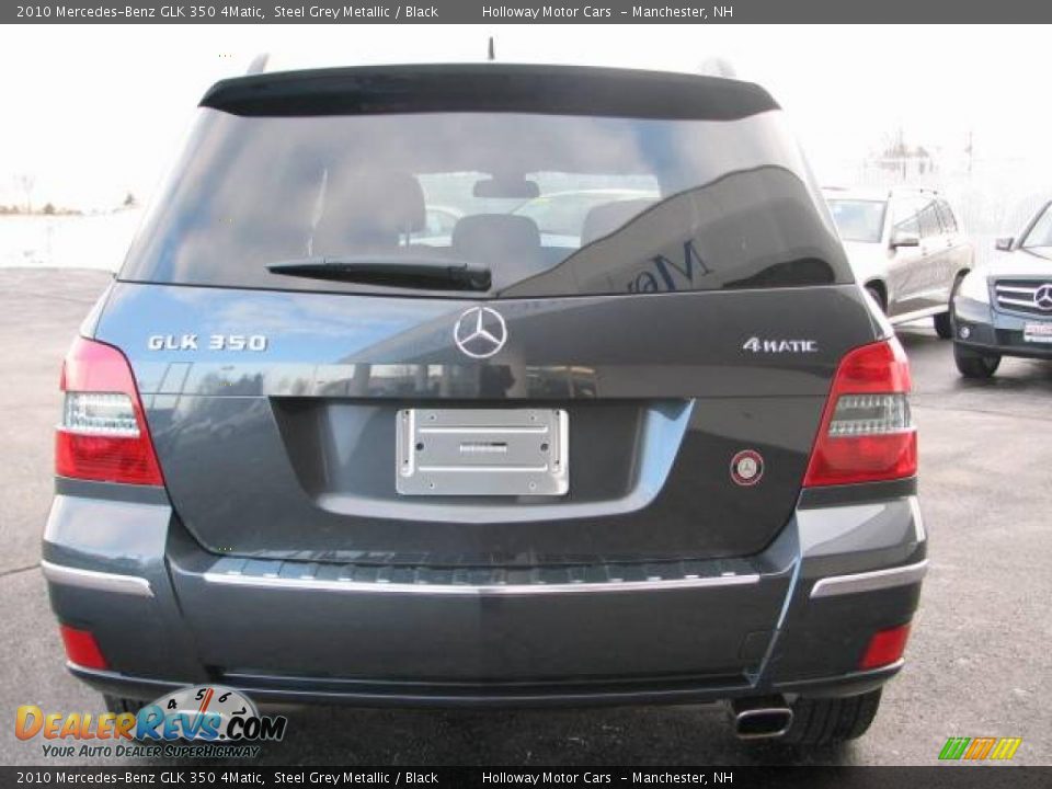 2010 Mercedes-Benz GLK 350 4Matic Steel Grey Metallic / Black Photo #4