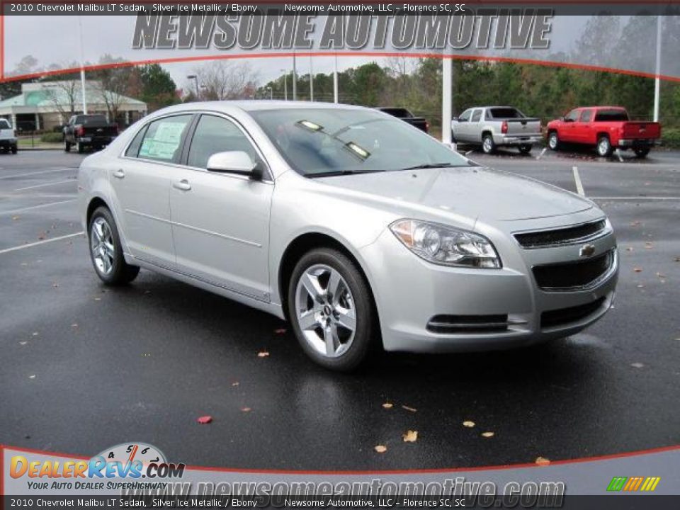 2010 Chevrolet Malibu LT Sedan Silver Ice Metallic / Ebony Photo #1