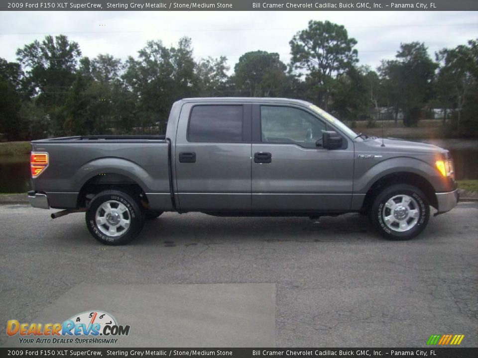 2009 Ford F150 XLT SuperCrew Sterling Grey Metallic / Stone/Medium Stone Photo #1