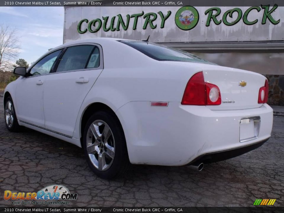 2010 Chevrolet Malibu LT Sedan Summit White / Ebony Photo #3