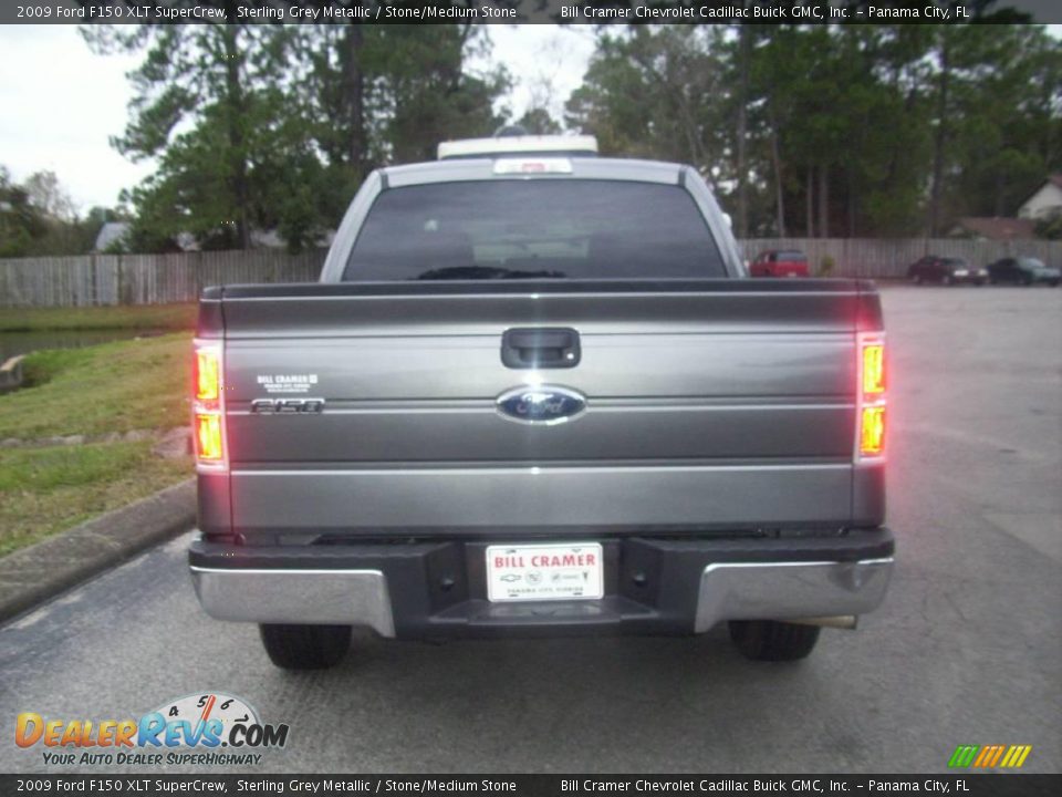2009 Ford F150 XLT SuperCrew Sterling Grey Metallic / Stone/Medium Stone Photo #3