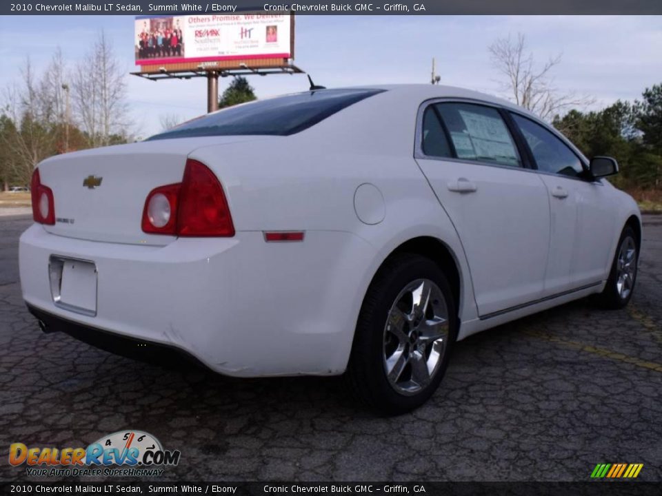 2010 Chevrolet Malibu LT Sedan Summit White / Ebony Photo #5