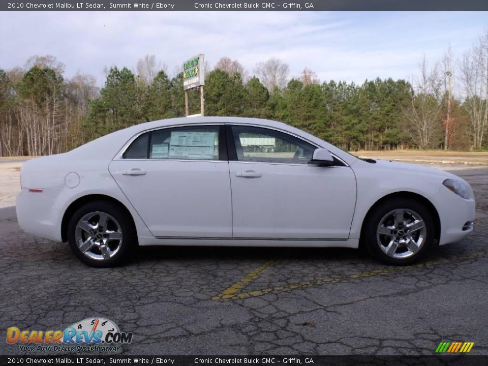 2010 Chevrolet Malibu LT Sedan Summit White / Ebony Photo #6