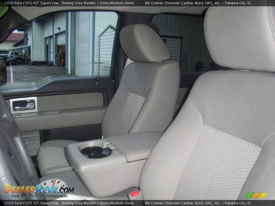 2009 Ford F150 XLT SuperCrew Sterling Grey Metallic / Stone/Medium Stone Photo #7