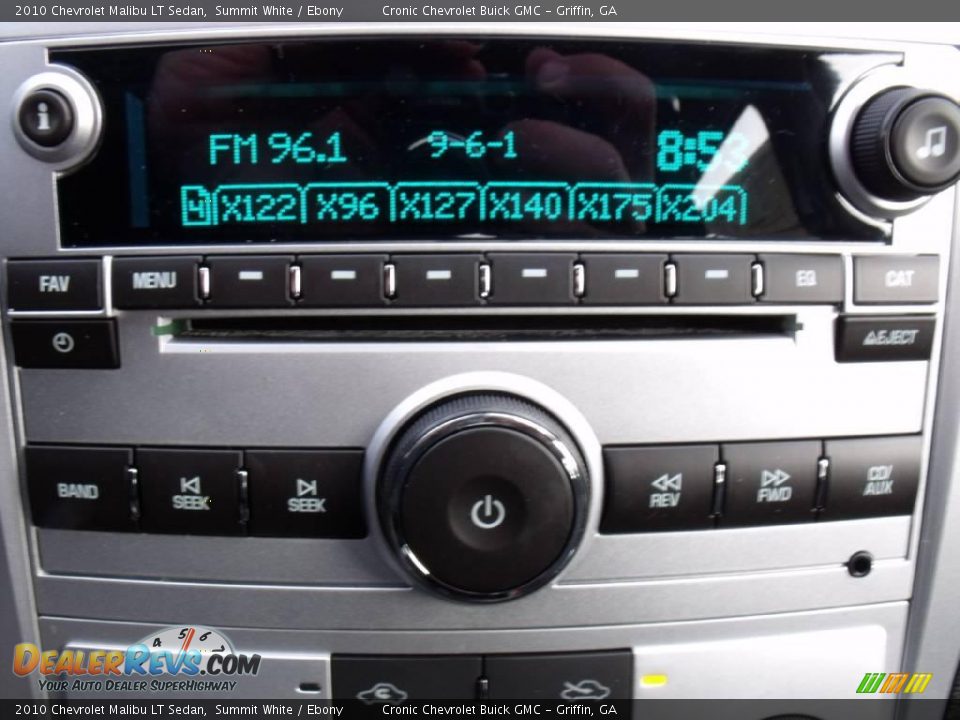 2010 Chevrolet Malibu LT Sedan Summit White / Ebony Photo #17