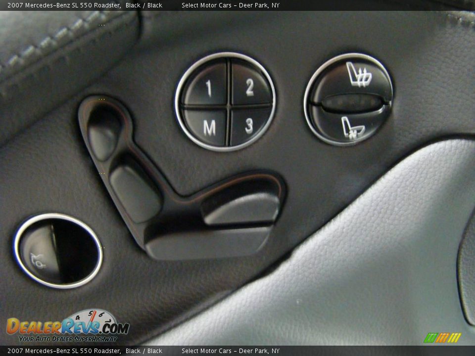 2007 Mercedes-Benz SL 550 Roadster Black / Black Photo #7