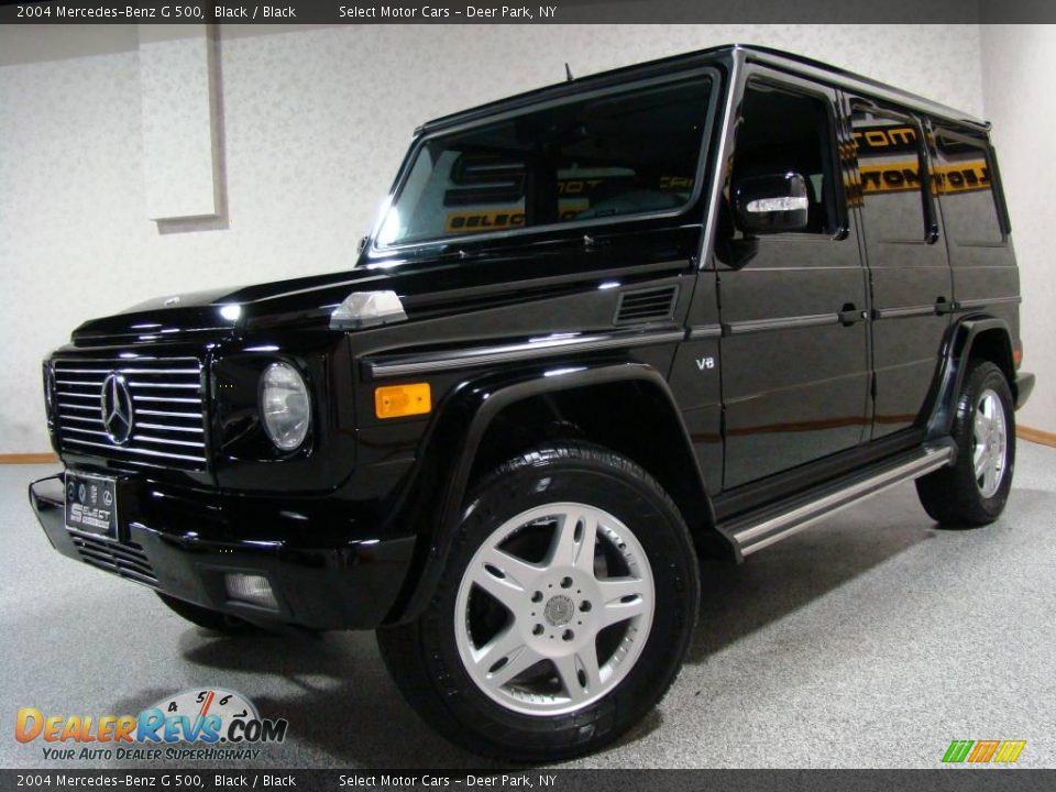 2004 Mercedes-Benz G 500 Black / Black Photo #1