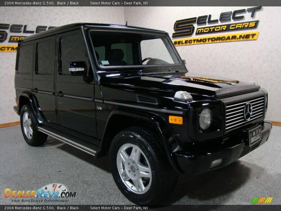 2004 Mercedes-Benz G 500 Black / Black Photo #3