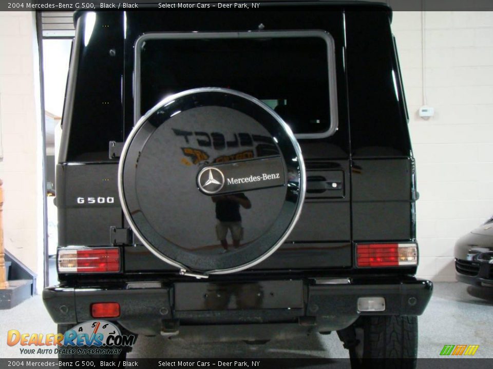 2004 Mercedes-Benz G 500 Black / Black Photo #5