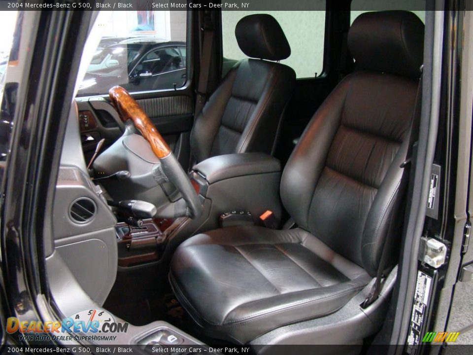 2004 Mercedes-Benz G 500 Black / Black Photo #7