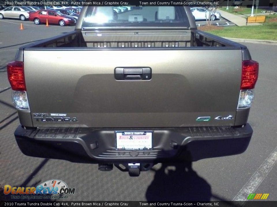 2010 Toyota Tundra Double Cab 4x4 Pyrite Brown Mica / Graphite Gray Photo #4