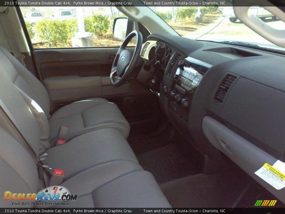2010 Toyota Tundra Double Cab 4x4 Pyrite Brown Mica / Graphite Gray Photo #5