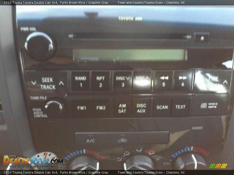 2010 Toyota Tundra Double Cab 4x4 Pyrite Brown Mica / Graphite Gray Photo #7