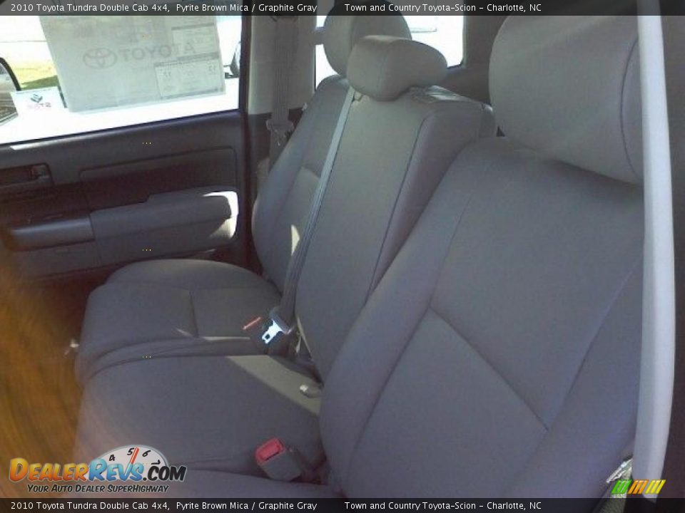 2010 Toyota Tundra Double Cab 4x4 Pyrite Brown Mica / Graphite Gray Photo #11