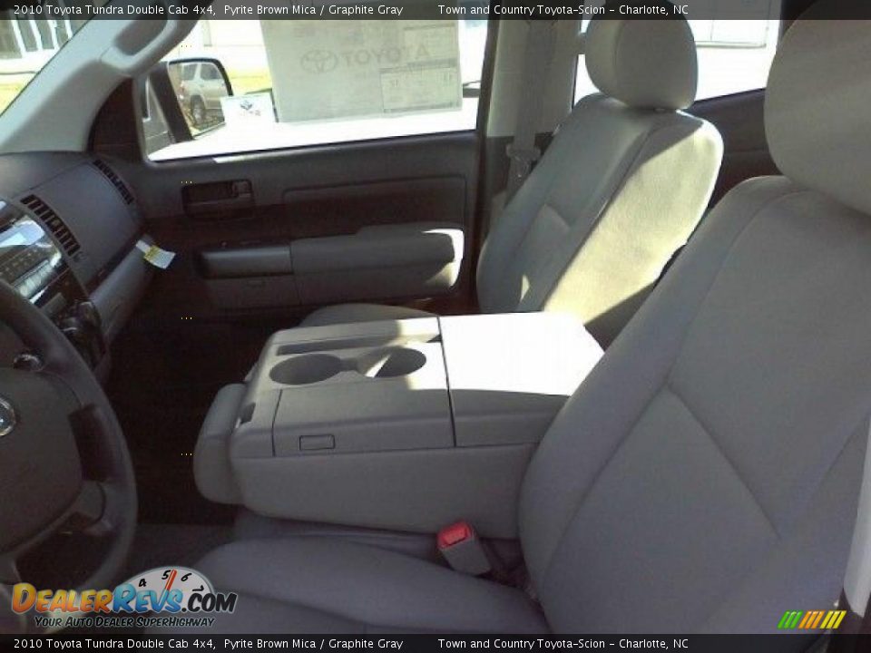 2010 Toyota Tundra Double Cab 4x4 Pyrite Brown Mica / Graphite Gray Photo #12