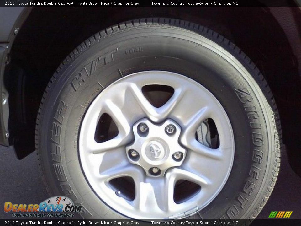2010 Toyota Tundra Double Cab 4x4 Pyrite Brown Mica / Graphite Gray Photo #14