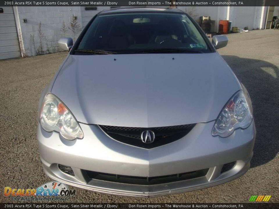 2003 Acura RSX Type S Sports Coupe Satin Silver Metallic / Ebony Photo #3