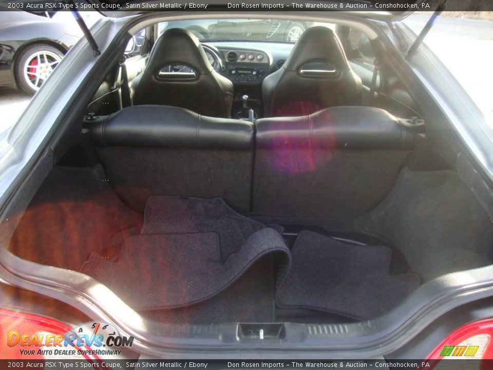 2003 Acura RSX Type S Sports Coupe Satin Silver Metallic / Ebony Photo #21